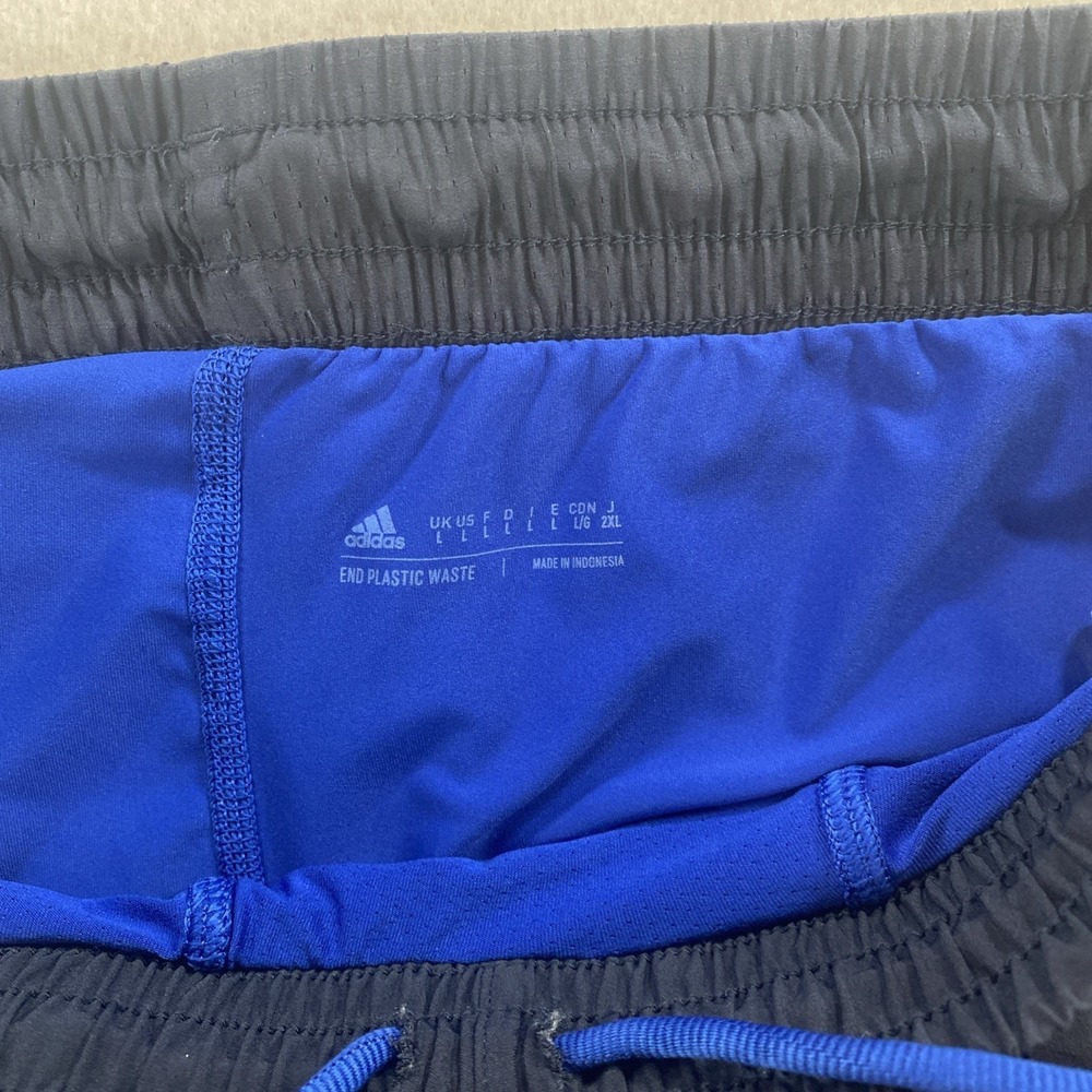 Adidas HIIT Spin 2 In 1 Shorts Gym Sports Legend Ink HR3771 Mens Sz Large S3 - Picture 4 of 7